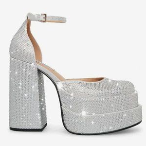 CHARLIZE Rhinestone Platform